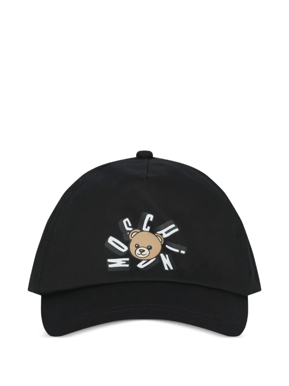 Moschino Kids appliqué baseball cap - Nero