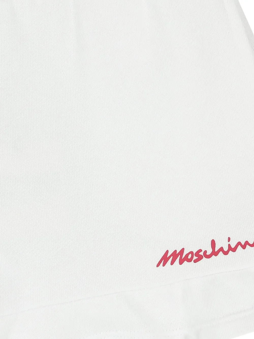 Moschino Kids Shorts met ruches Wit