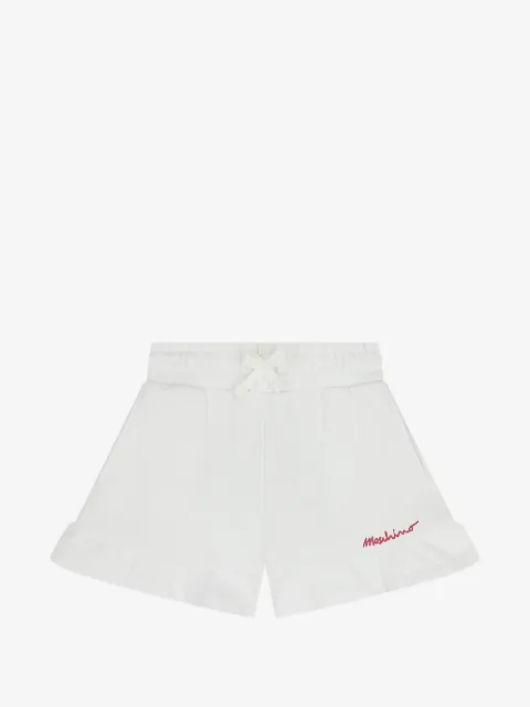 Moschino Kids shorts con volantes