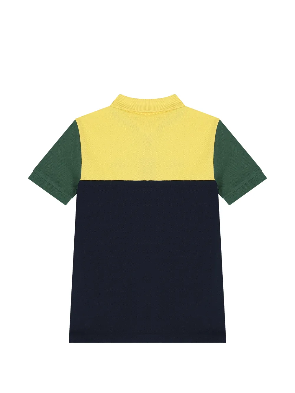 Tommy Hilfiger Junior Poloshirt met colourblocking Blauw