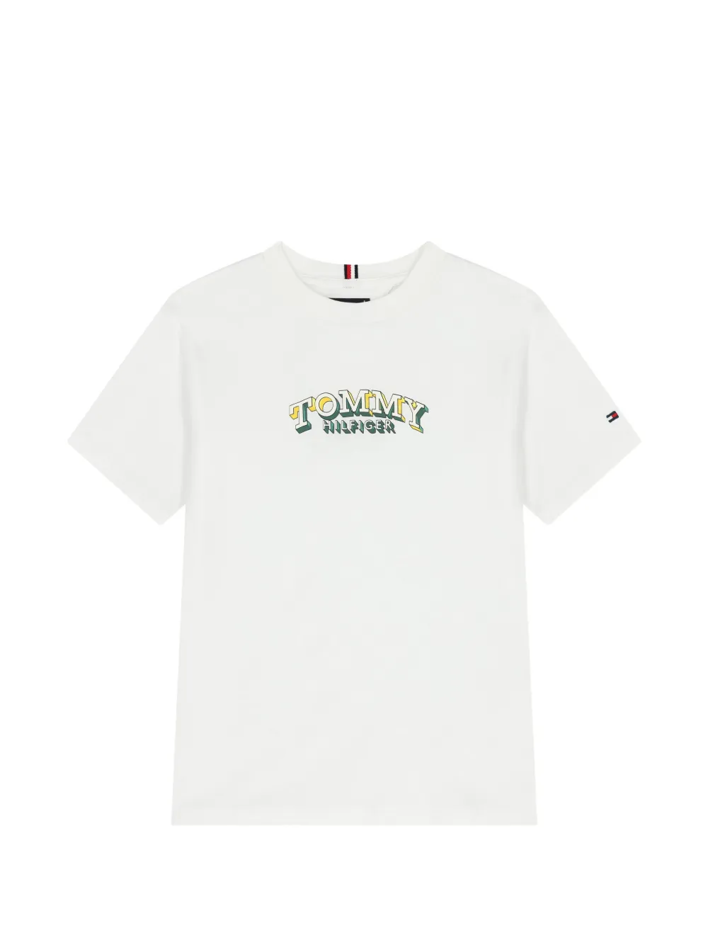 Tommy Hilfiger Junior T-shirt 3D Flag - Bianco