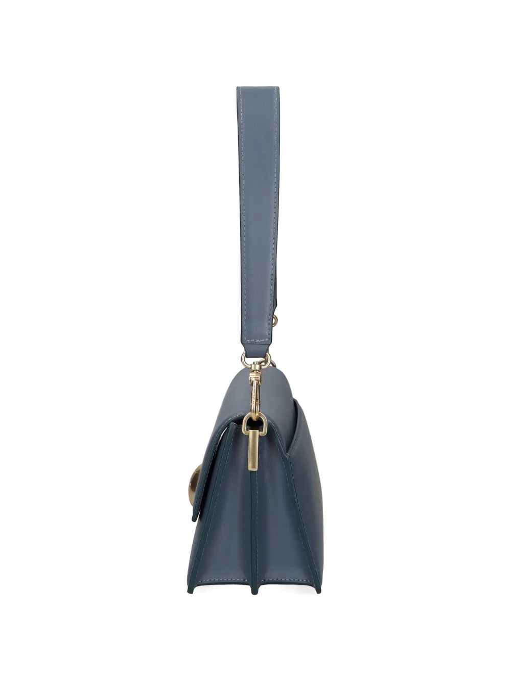  Lacoste Tennis Bliss Leather Shoulder Bag - Blue 