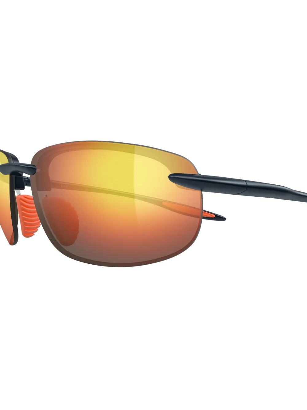 Maui Jim Ho'okipa Ultra zonnebril met randloos montuur Zwart