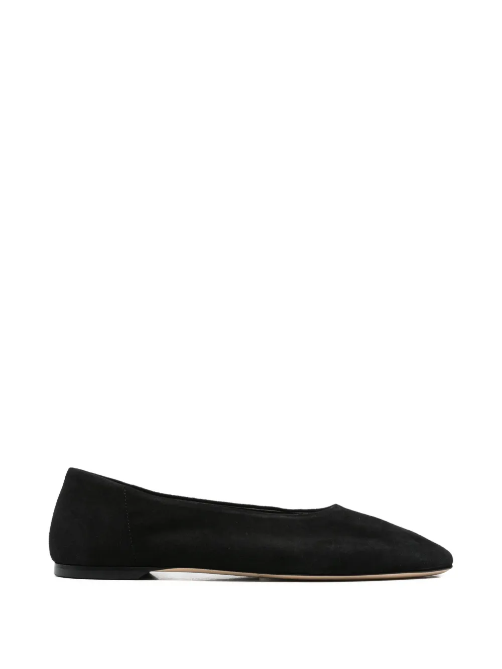TOTEME almond-toe ballet flats - Nero