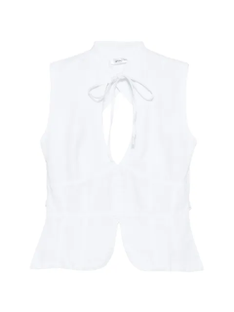 Gimaguas Coco tie-front top