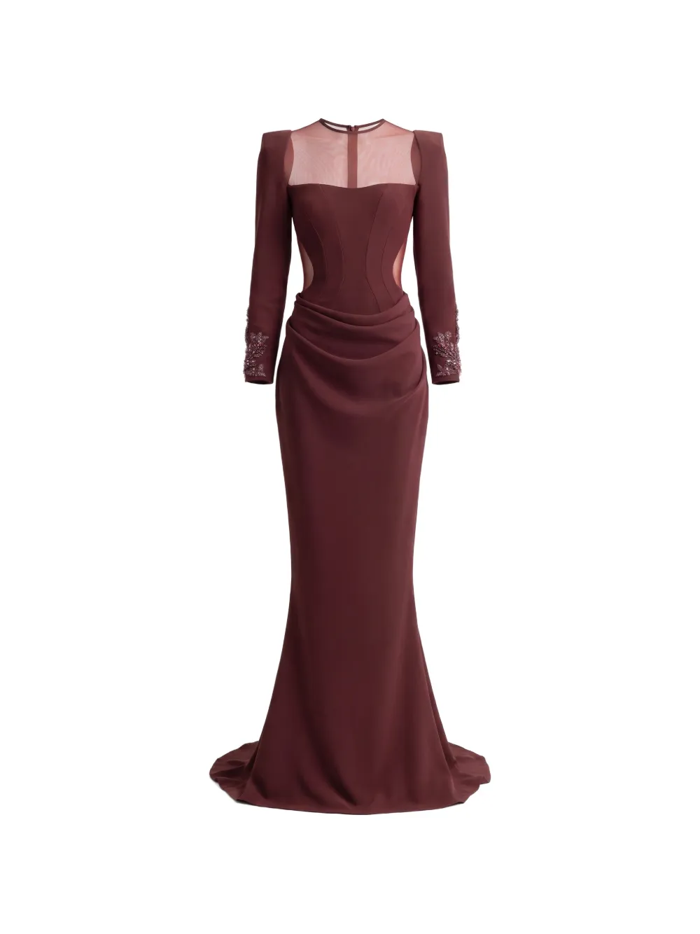 Gemy Maalouf beaded corset maxi dress