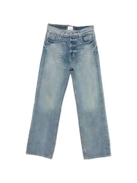 RHUDE washed-effect straight jeans