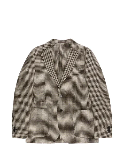Incotex houndstooth blazer