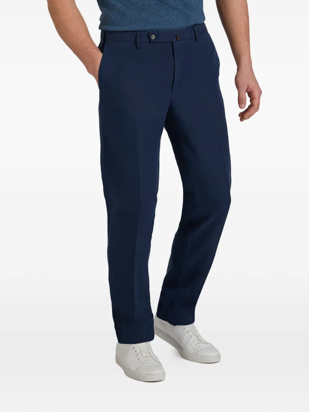  Incotex Belt-loop Trousers - Blue 