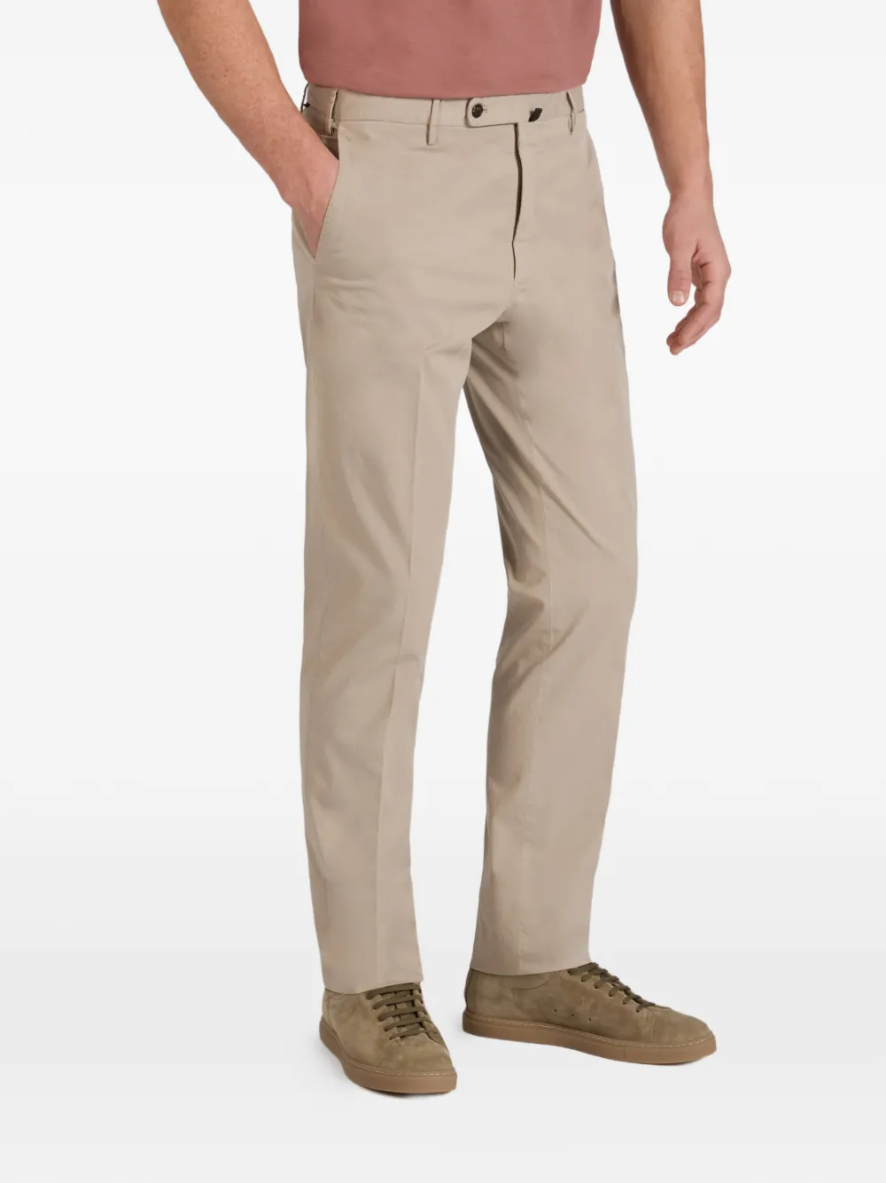  Incotex Button Trousers - Neutrals 