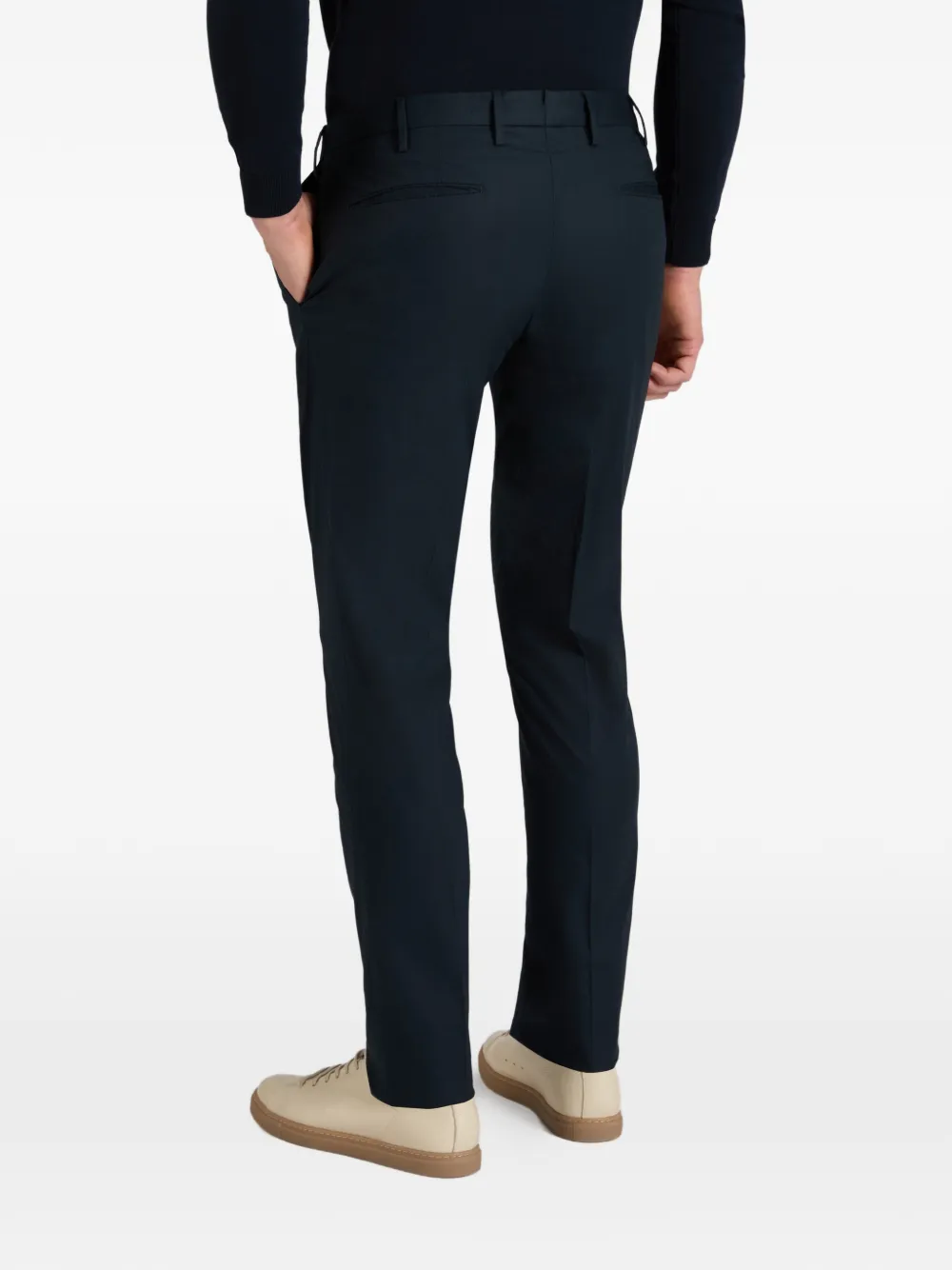 Incotex Popeline broek Blauw