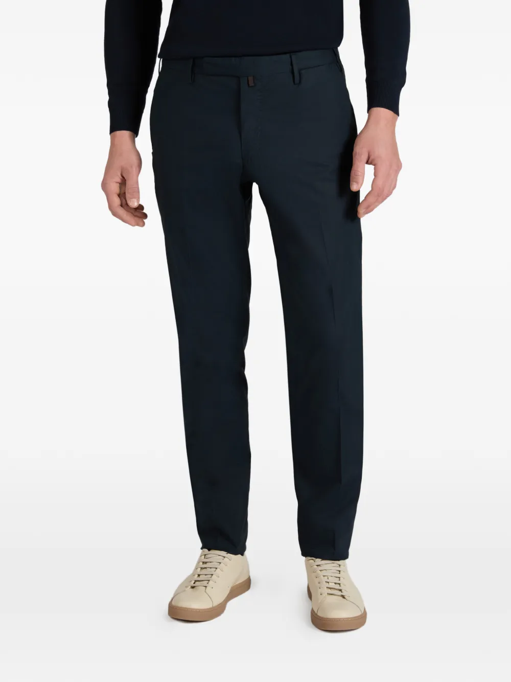  Incotex Poplin Trousers - Blue 