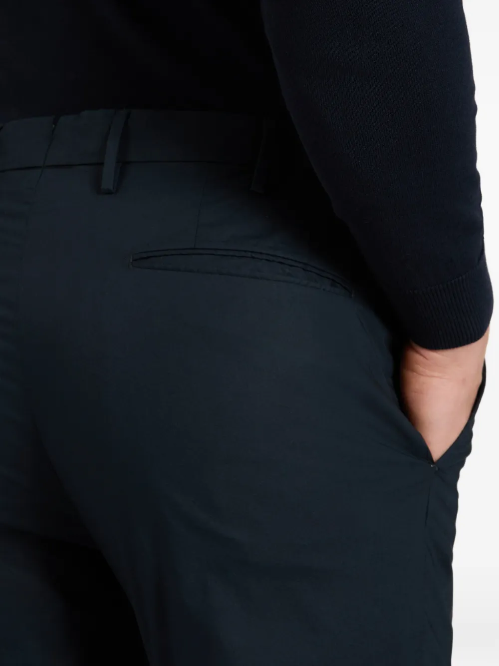 Incotex Popeline broek Blauw