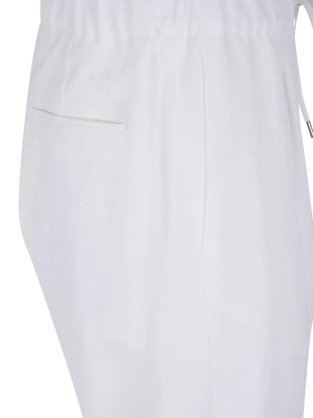 Giorgio Armani Broek met trekkoord Wit