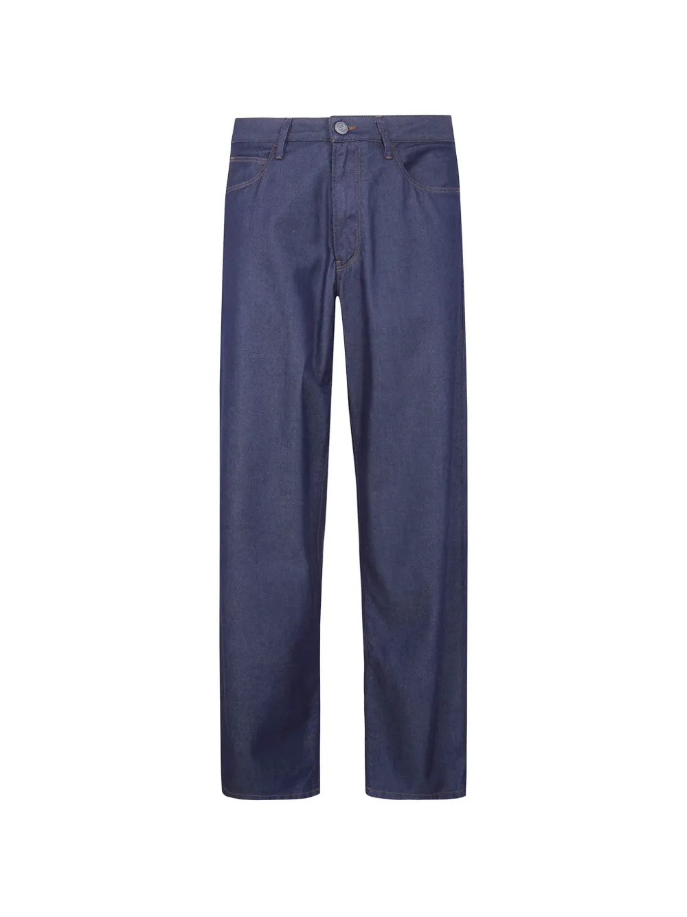 Giorgio Armani logo-patch jeans - Blu