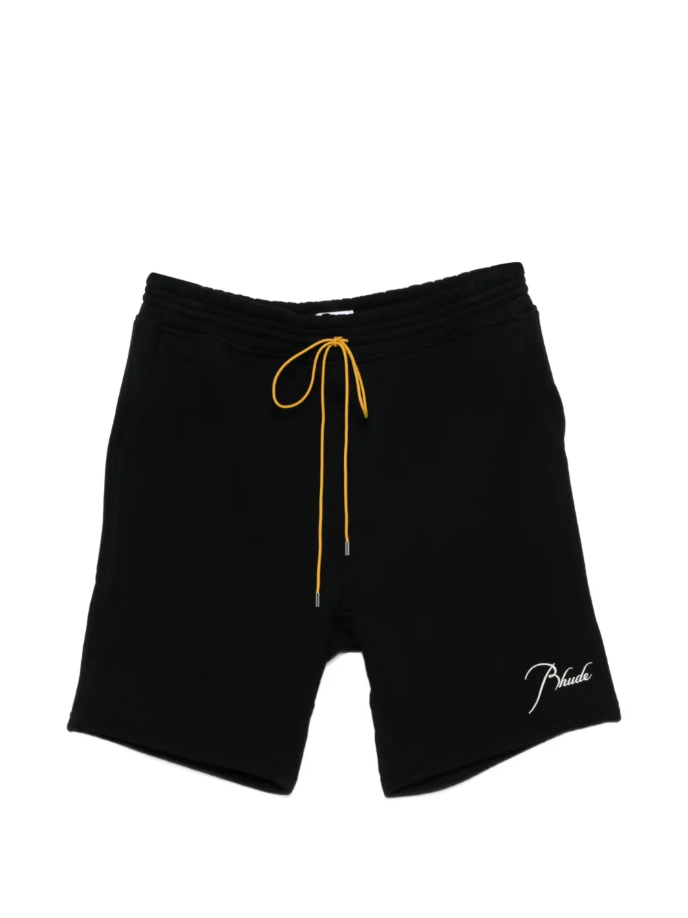 Rhude Classique Embroidered Shorts In Black