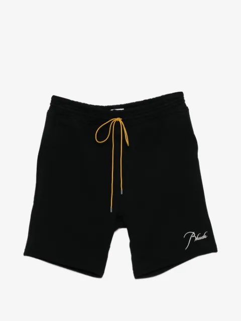 RHUDE Classique embroidered shorts