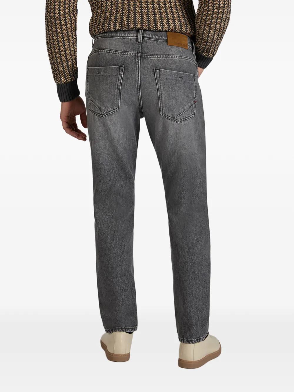 slowear Broek met toelopende pijpen en vijf zakken Grijs