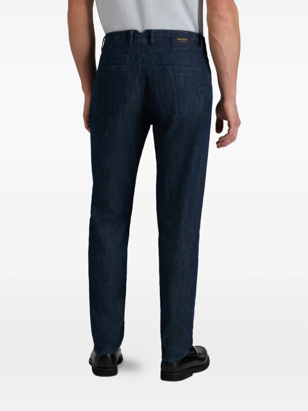 Incotex Geplooide jeans Blauw
