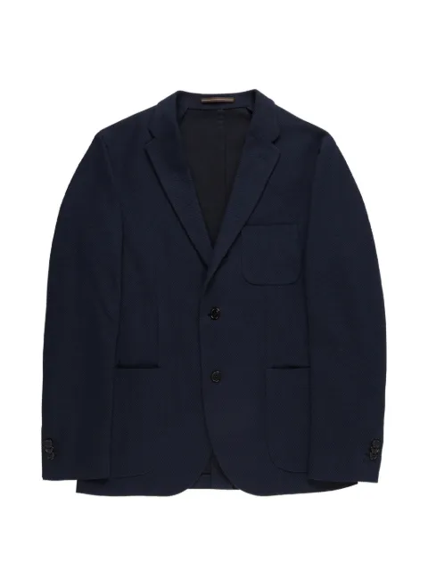 Incotex rib-knit blazer