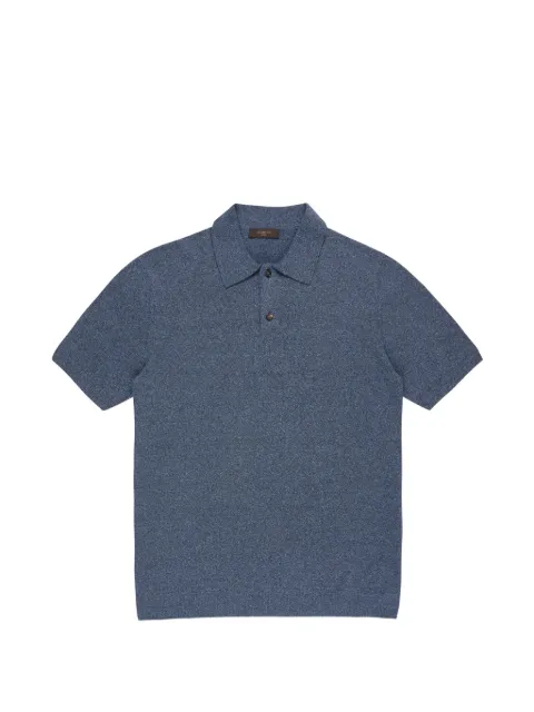 Zanone bouclé polo shirt