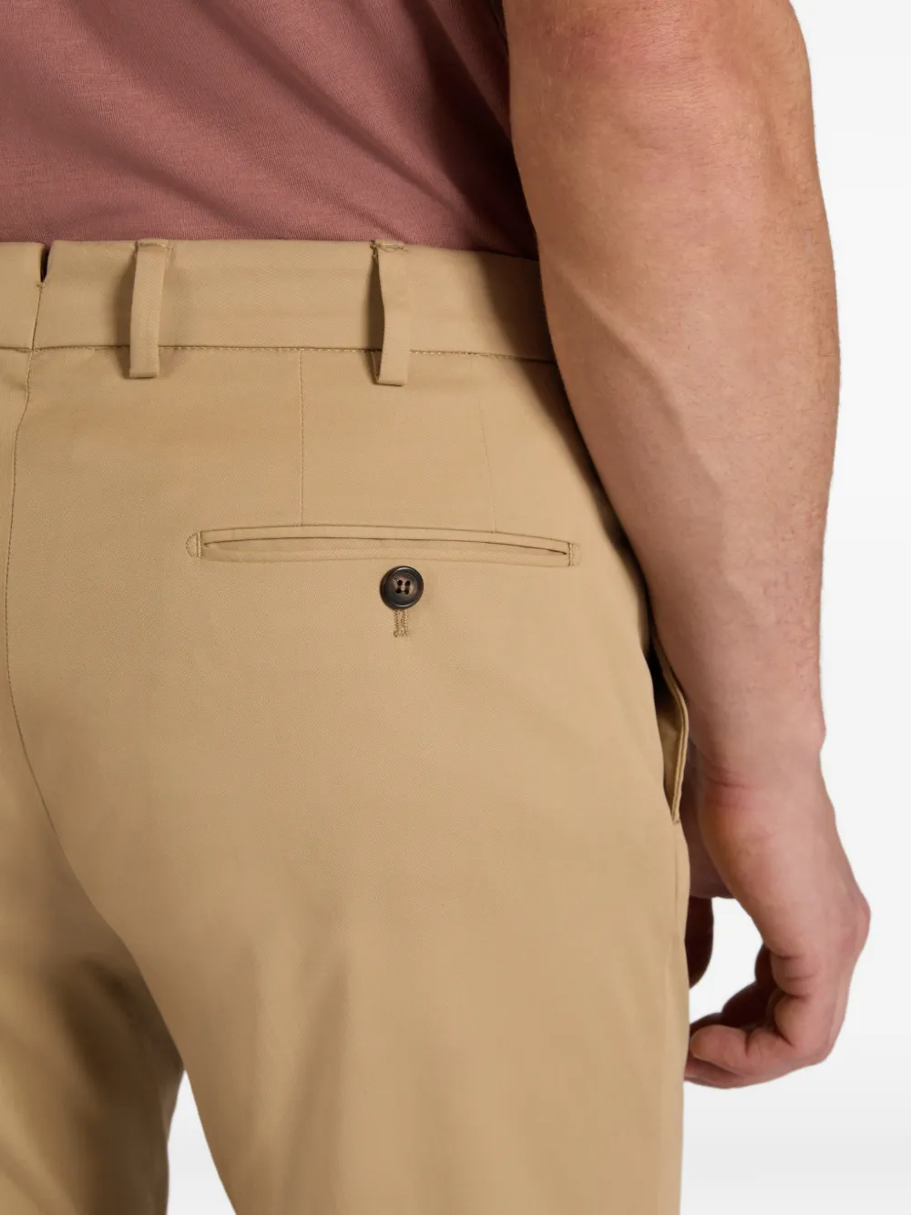 Incotex Broek met knoopsluiting Beige