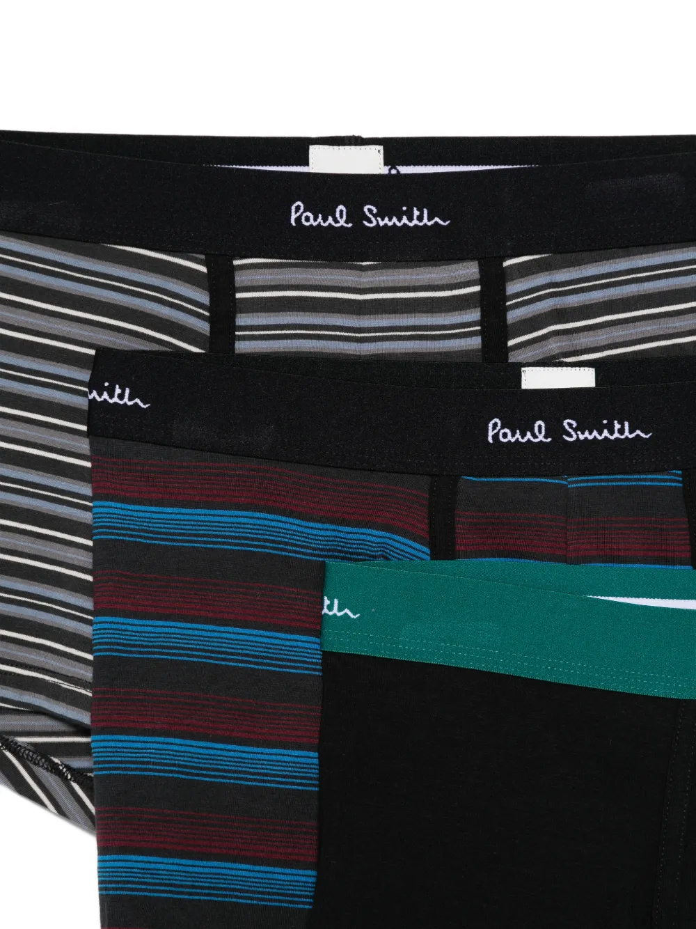  Paul Smith Striped Boxers (set Of Three) - Grey 