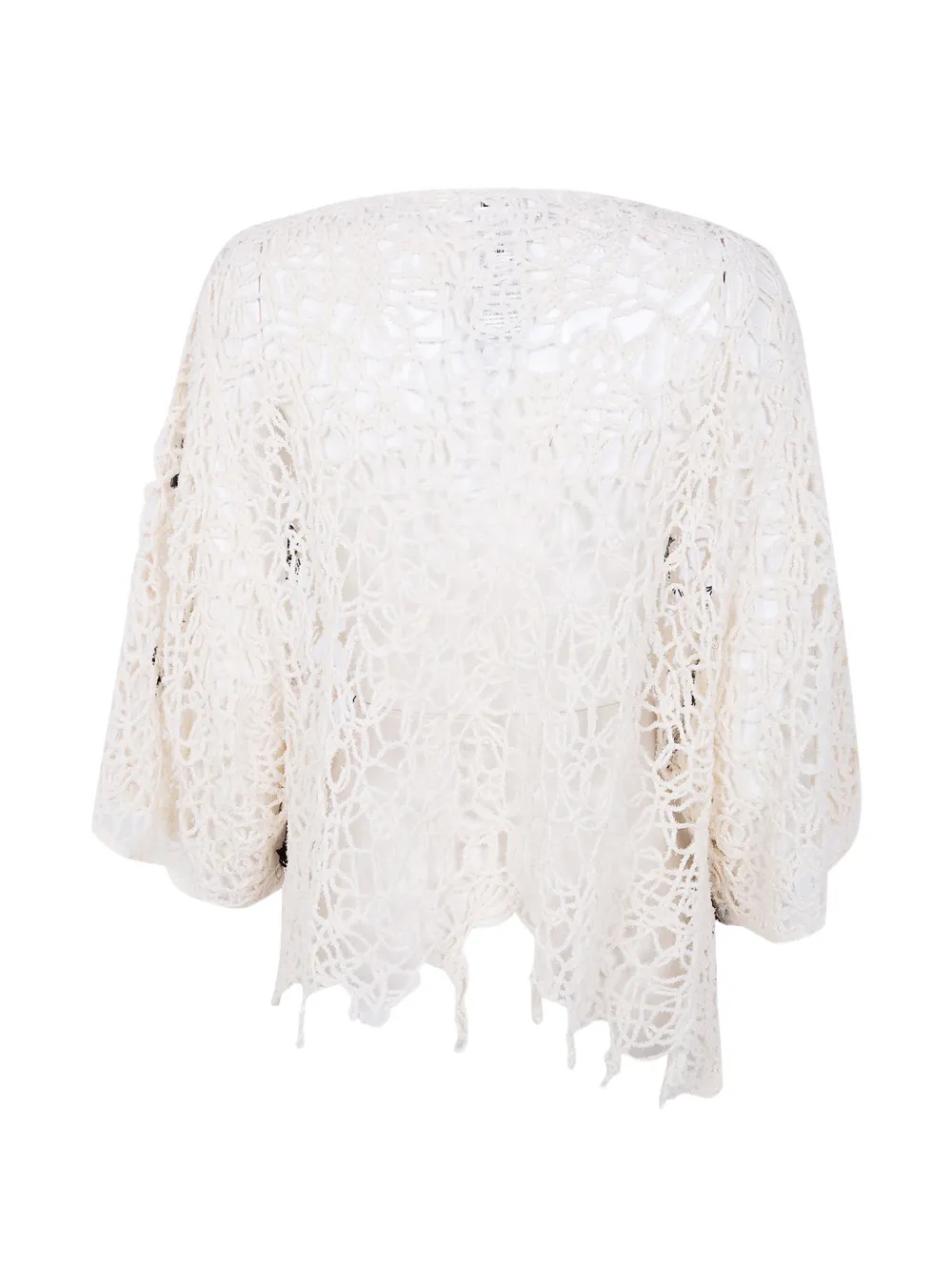  Aviù Crochet Appliqué Blouse - White 