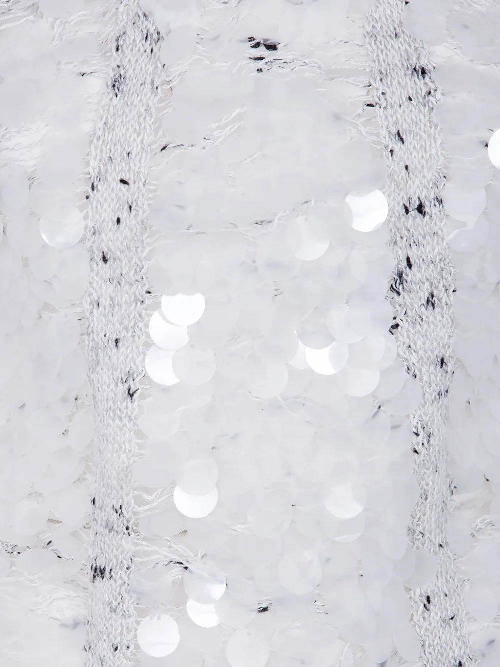  Aviù Collared Sequin Embellished Blouse - White 