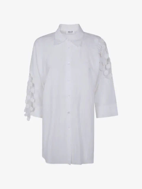 Aviù appliqué shirt