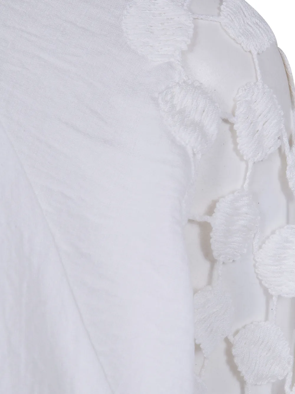  Aviù Appliqué Shirt - White 