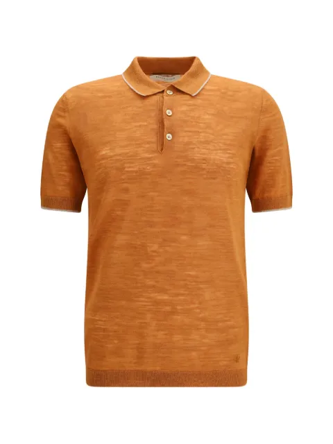 BROOKSFIELD button trim polo shirt