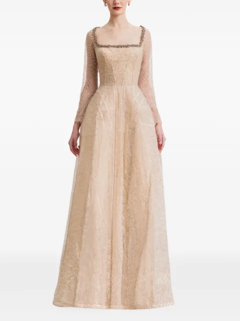Gemy Maalouf vestido largo con detalles
