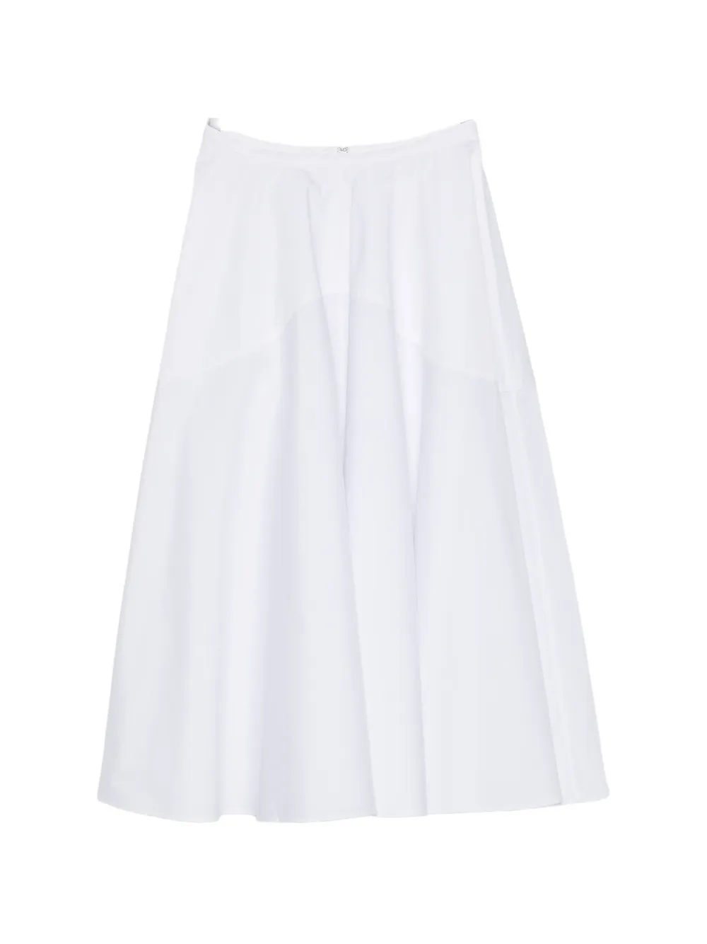 Bite Studios Zip-fastening Midi Skirt In White