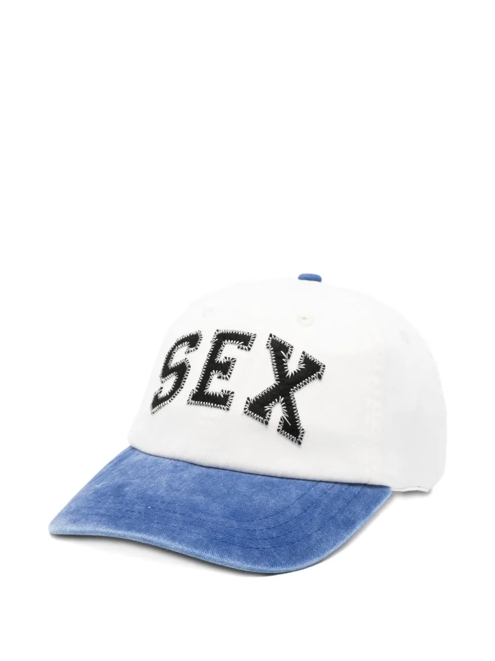 CARNE BOLLENTE embroidered-detail cap - Bianco