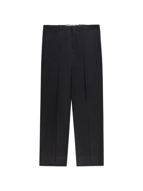 Incotex pantalones tapered con cierre oculto