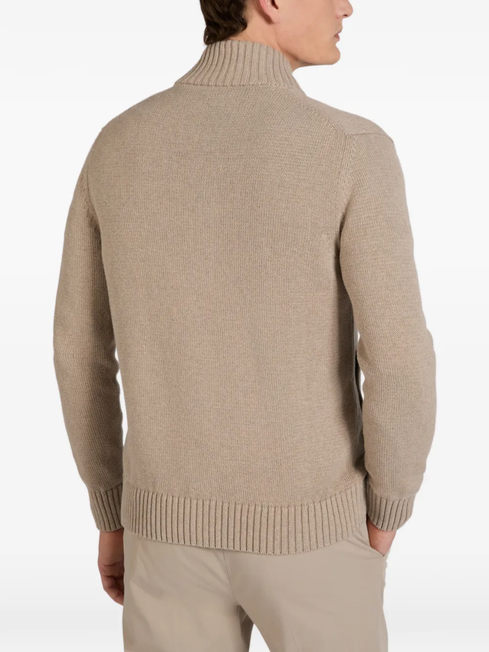Zanone Vest met knopen Beige