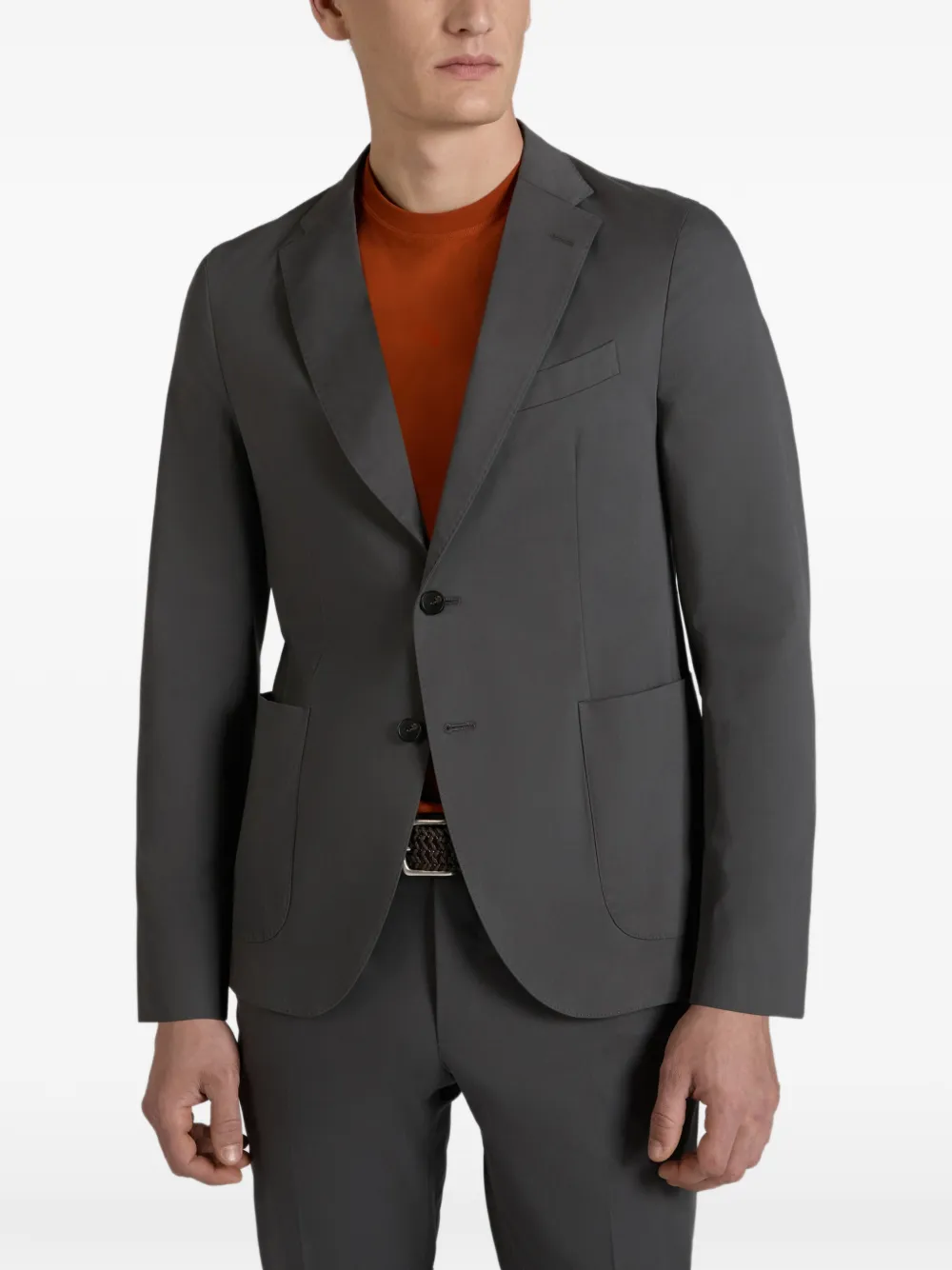  Incotex Single-breasted Blazer - Grey 