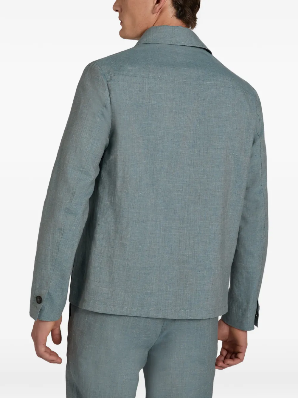Incotex Jas met knopen Blauw