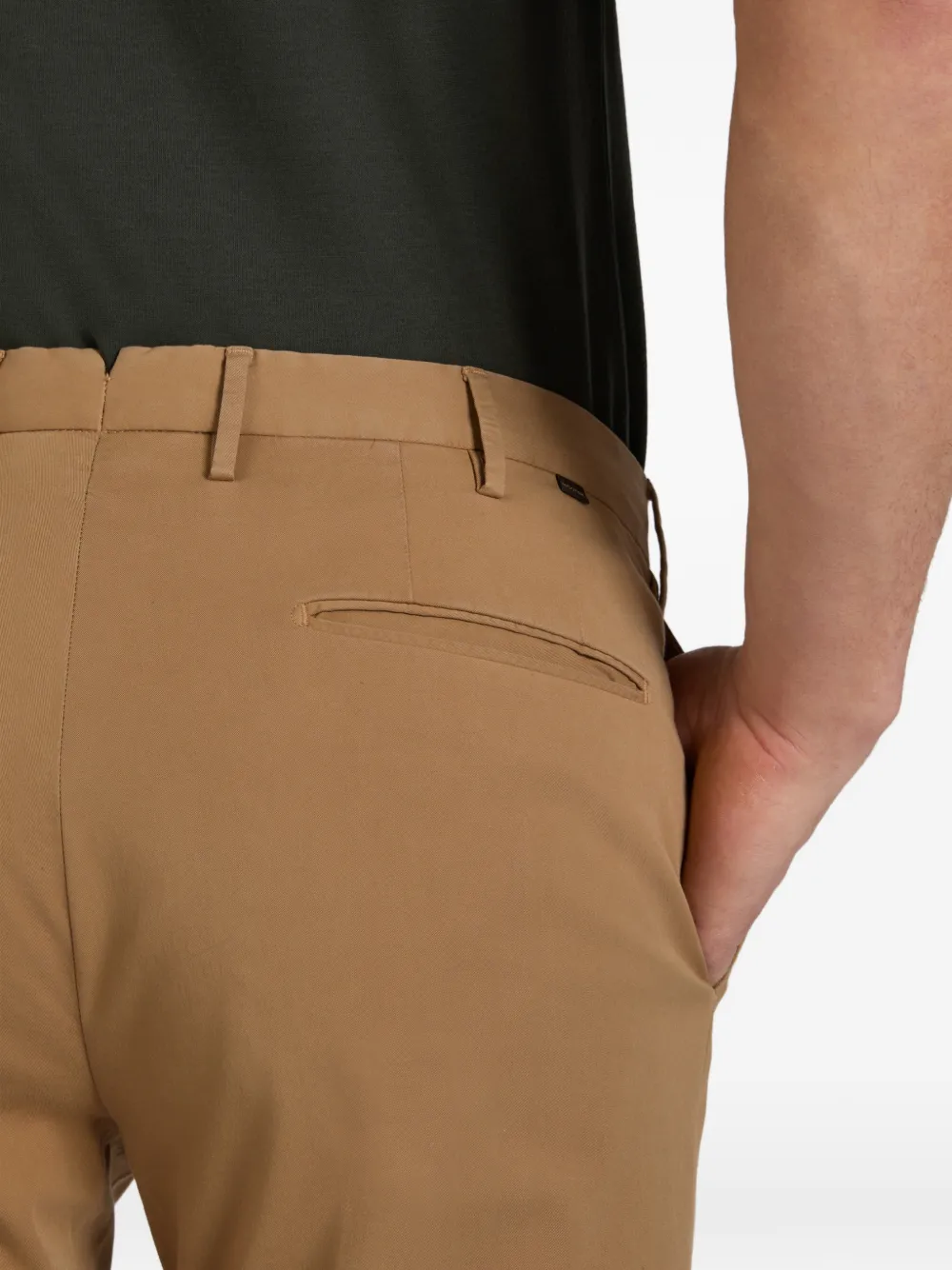 Incotex Broek met knoopsluiting Beige
