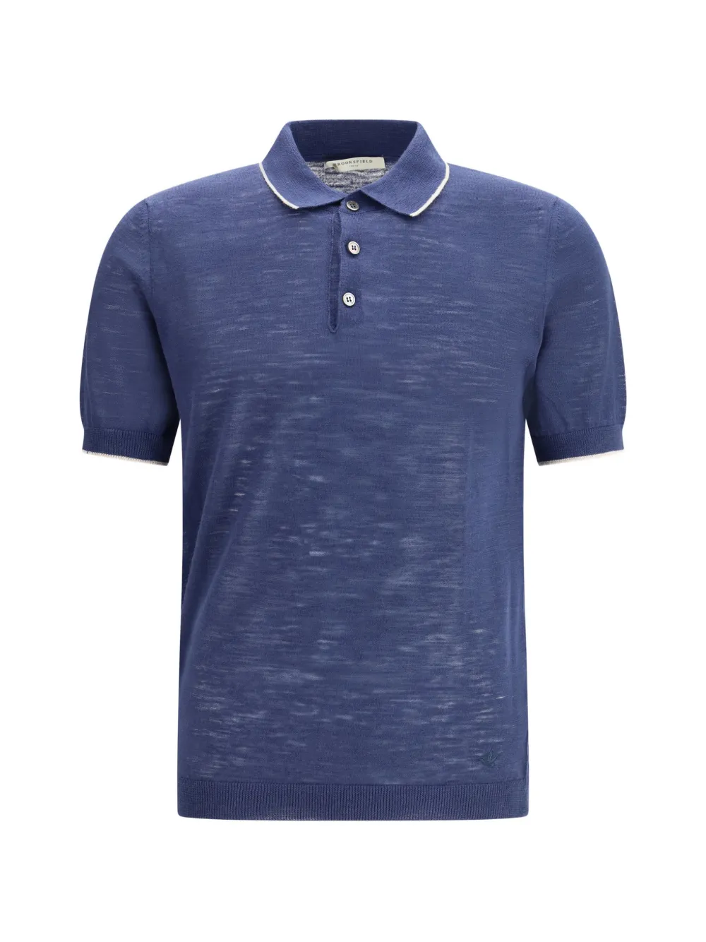 BROOKSFIELD button collar polo - Blau