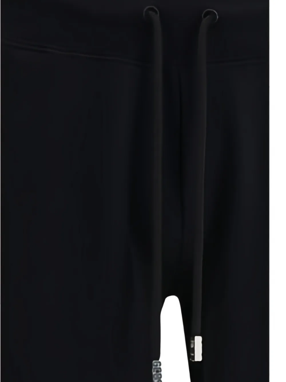 GCDS Broek met logo Zwart