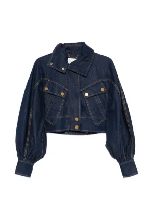 Sacai デニムジャケット | ブルー | FARFETCH JP