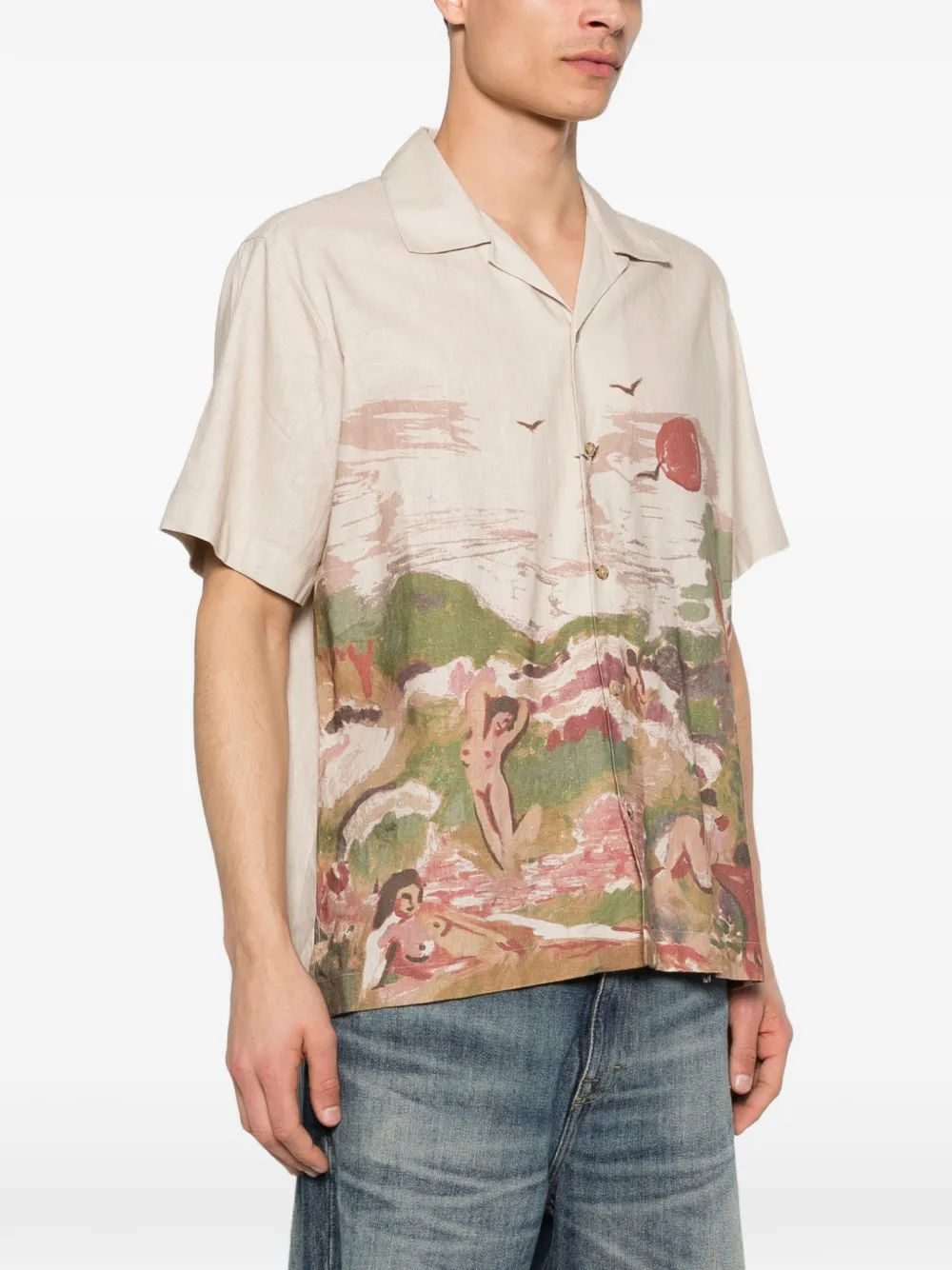  Carne Bollente Printed Shirt - Neutrals 