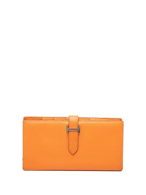 Hermès Pre-Owned 2011 Chevre Mysore Bearn Soufflet Wallet long wallets