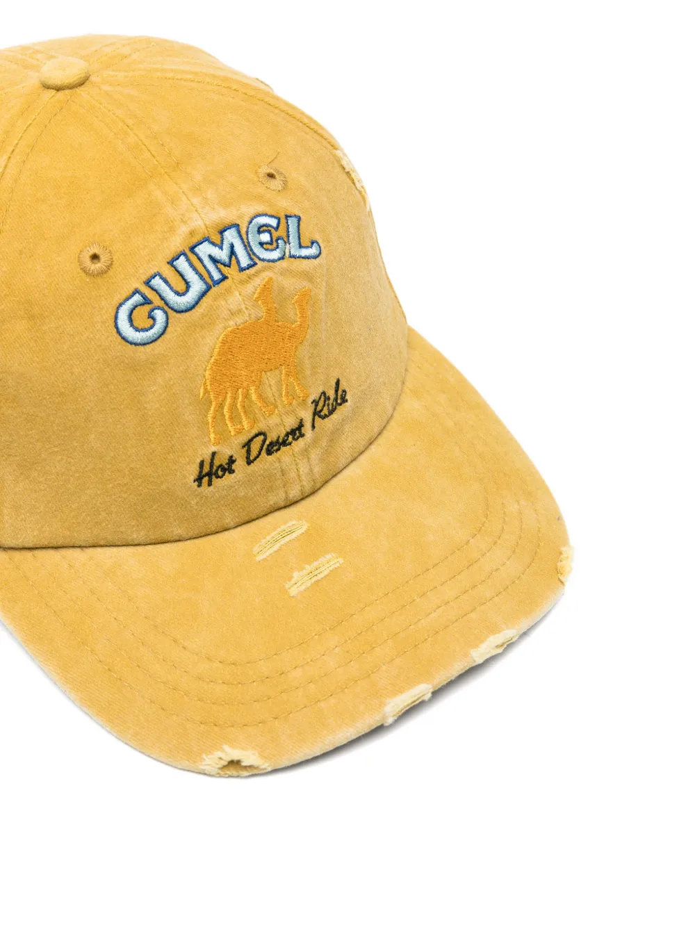  Carne Bollente Embroidered-detail Cap - Neutrals 