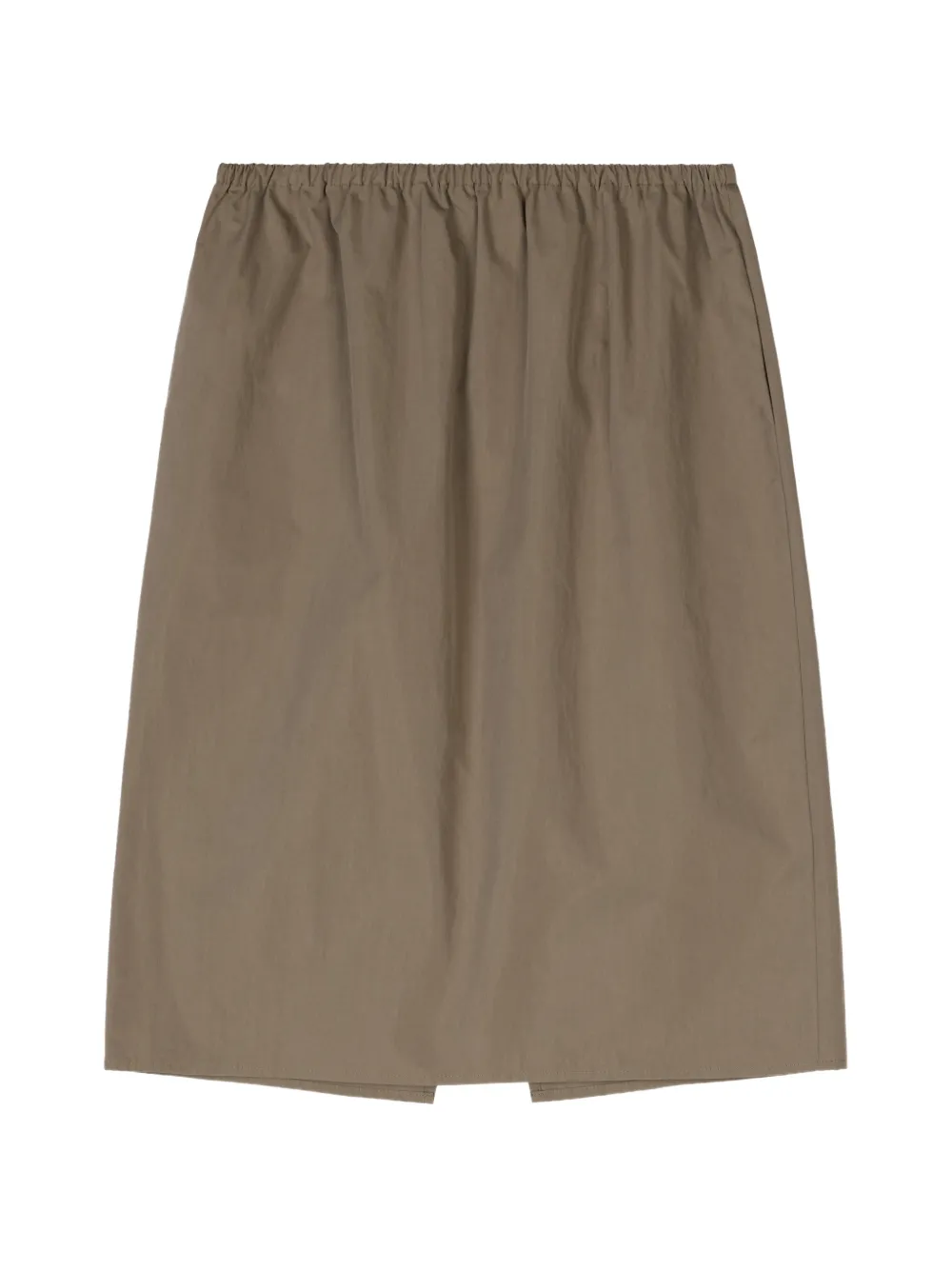 Stylein Elasticated-waistband Midi Skirt In Brown