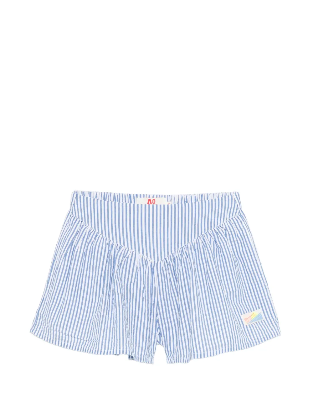 American Outfitters Kids Simba striped ruffled shorts - Blue