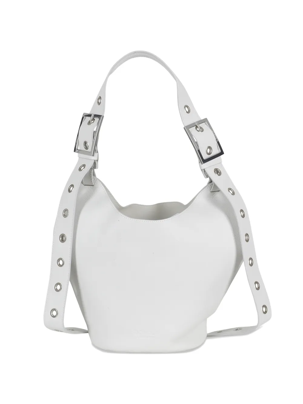 DONDUP Hobo eyelet bag - Bianco