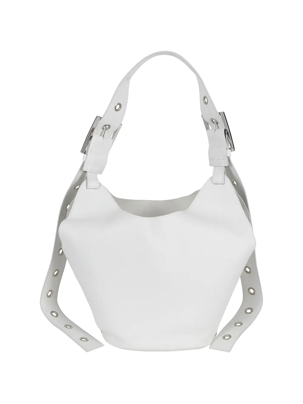  Dondup Hobo Eyelet Bag - White 